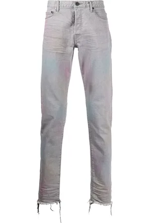 JOHN ELLIOTT The Cast 2 mid-rise distressed straight-leg jeans
