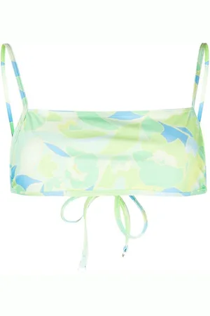 FAITHFULL THE BRAND Cassia galarosa-print bikini top