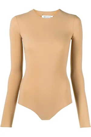 Maison Margiela Half-transparent long-sleeved bodysuit