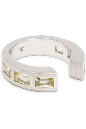 TOM WOOD Vault Gate Baguette ring