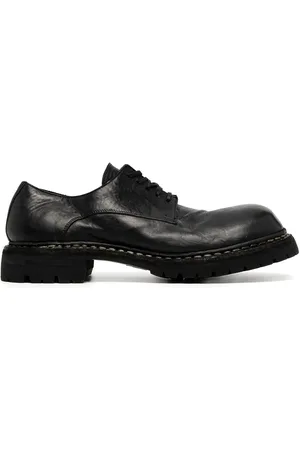 GUIDI Leather Derby shoes
