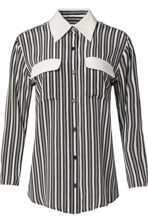 Equipment Striped silk shirt