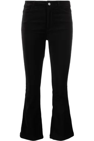 Paige Mid-rise flared jeans