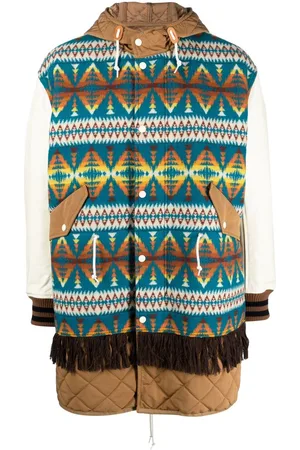 JUNYA WATANABE Graphic-print hooded parka