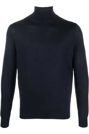COLOMBO Roll-neck fine knit jumper