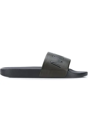 Moncler Bastien leather slides