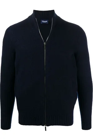 DRUMOHR Zip-up wool cardigan