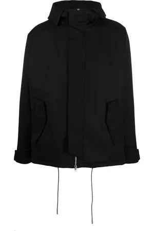 LOW BRAND Quilted-lining hooded parka