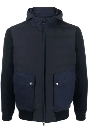 corneliani Padded zipped-up jacket