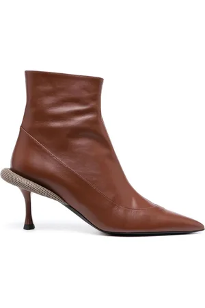 Nº21 Mesh-panelled 88mm boots
