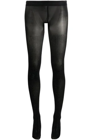 Wolford X Sergio Rossi studded tights