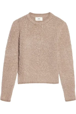 Ami Textured fitted jumper
