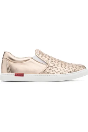Scarosso Gabriella woven leather sneakers
