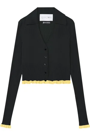 AZ FACTORY X Ester Manas ribbed cropped cardigan