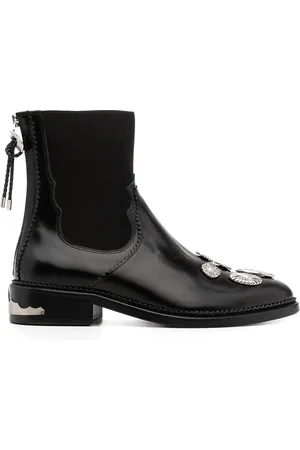 TOGA PULLA Mix-badge Chelsea boots