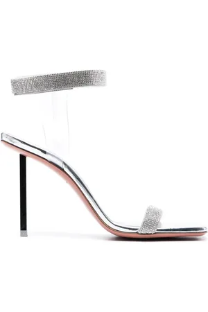 Amina Muaddi Rih 95mm crystal-embellished sandals