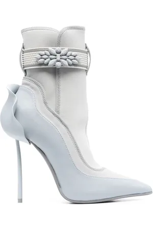 LE SILLA Snorkeling 120mm gem-embellished ankle boots