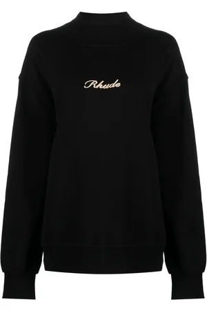 Rhude Embroidered logo fleece sweatshirt