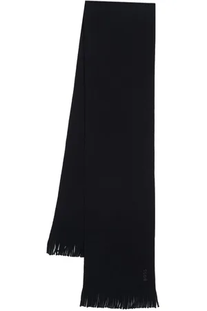 CANALI Tasseled cashmere scarf