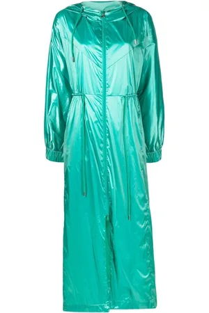 Patrizia Pepe Long hooded raincoat