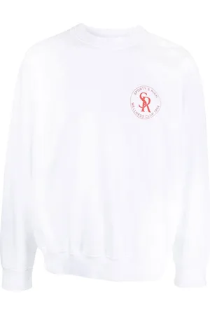 Sporty & Rich Logo motif print sweatshirt