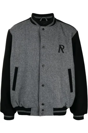 Represent Embroidered-logo detail bomber jacket