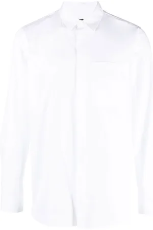 Jil Sander Concealed-front fastening poplin shirt