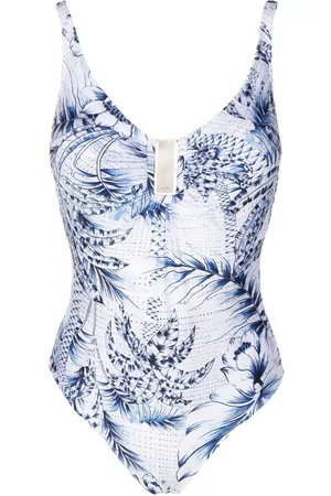 Lygia & Nanny Palm-tree print swimsuit