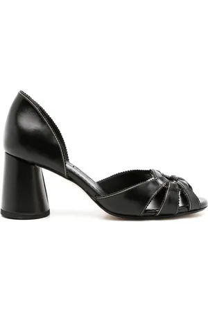 Sarah Chofakian Carrie peep-toe shoes