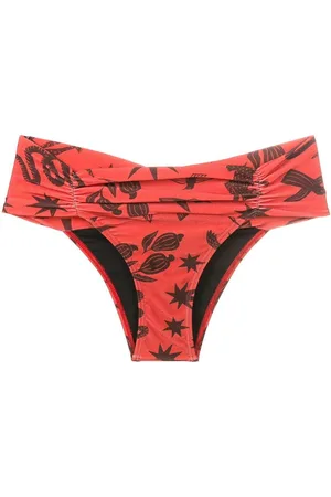 Lygia & Nanny Jasper gather-detail bikini bottoms