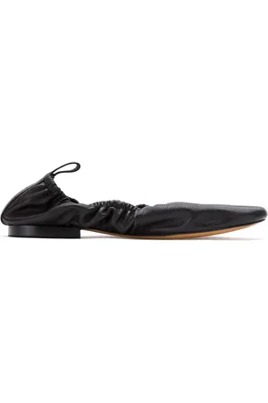 Studio Chofakian Leather elasticated ballerinas