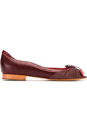 Sarah Chofakian Bow ballerinas