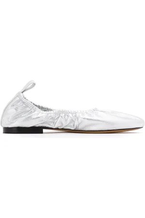 Studio Chofakian Leather elasticated pumps