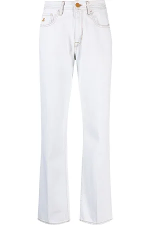 Jacob Cohen Embroidered-logo tapered jeans
