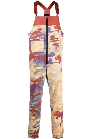 Stone Island Muži Lacláče - Camouflage-print dungarees