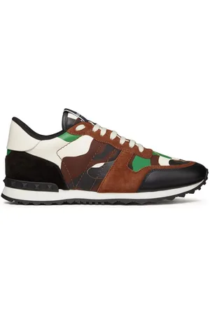VALENTINO GARAVANI Rockrunner camouflage-print sneakers