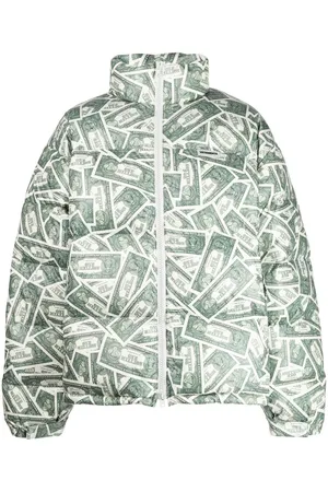 Vetements Million Dollar graphic-print puffer jacket