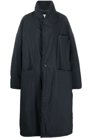 Maison Margiela High-neck single-breasted coat