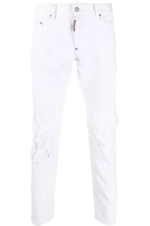 Dsquared2 Ripped tapered skinny-cut jeans