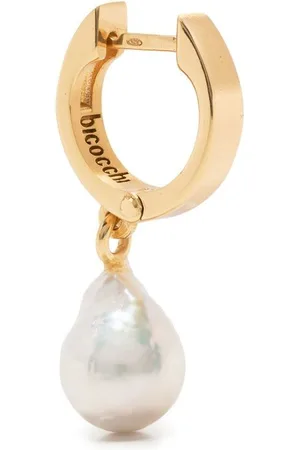 EMANUELE BICOCCHI Pearl hoop earring