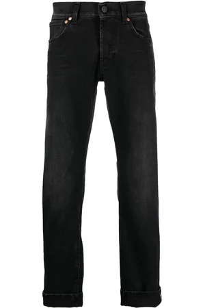 TELA Light-wash strap detail jeans