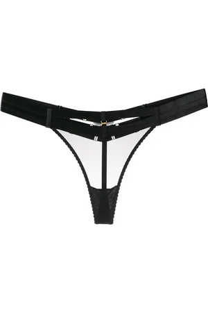 BORDELLE Art Deco multiple-strap thongs