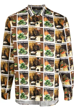 DENIM TEARS Sky High Farm printed shirt