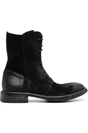 Moma Polacco worn-effect leather boots