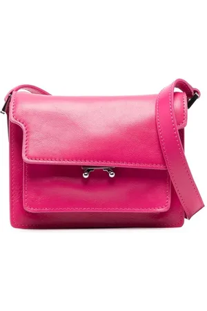 Marni Trunk leather shoulder bag
