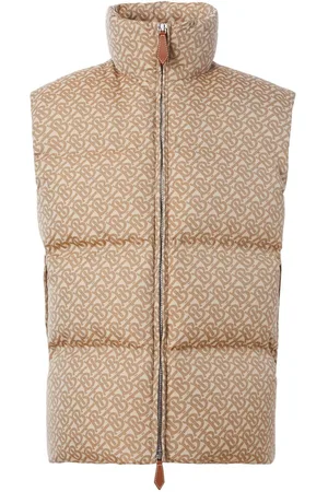 Burberry Monogram-print puffer gilet