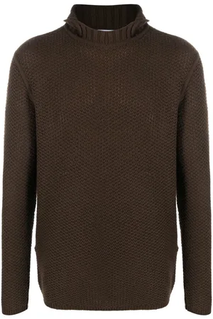 Salvatore Ferragamo Rear bib-collar knit jumper