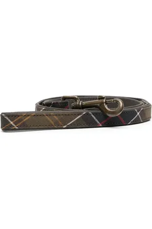 Barbour Tartan-check dog lead