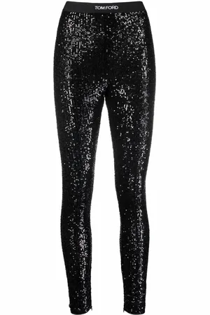 Tom Ford Sequinned high-waist leggings