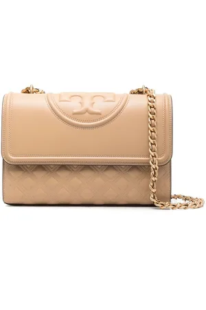 Tory Burch Fleming embossed shoulder bag
